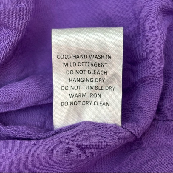 Karlie One-Shoulder Maxi Dress Purple Multicolor Lined - Picture 14 of 14